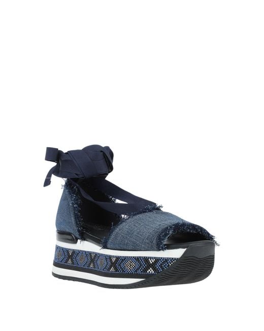 Hogan Blue Sandals