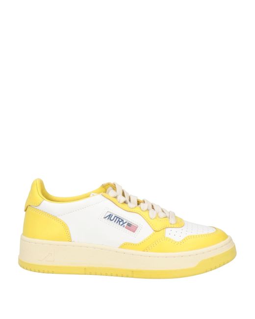 Autry Yellow Sneakers
