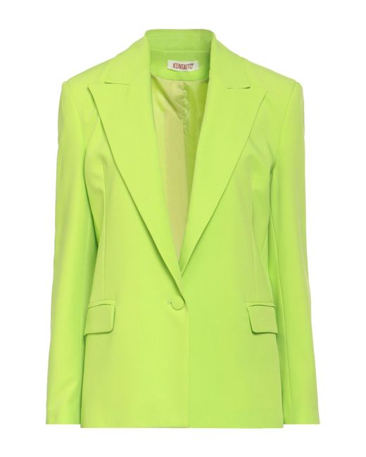 Kontatto Green Blazer Polyester, Elastane