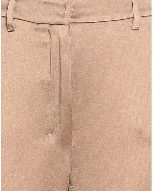 Max Mara Natural Camel Pants Acetate, Viscose