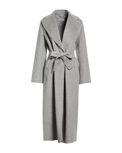 Max Mara Gray Coat Virgin Wool, Cashmere