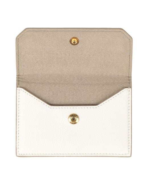 Bally Natural Ivory Pouch Leather