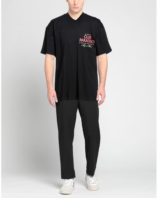 MSGM Black T-shirt for men
