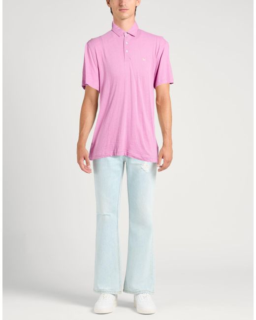 Harmont & Blaine Pink Polo Shirts for men