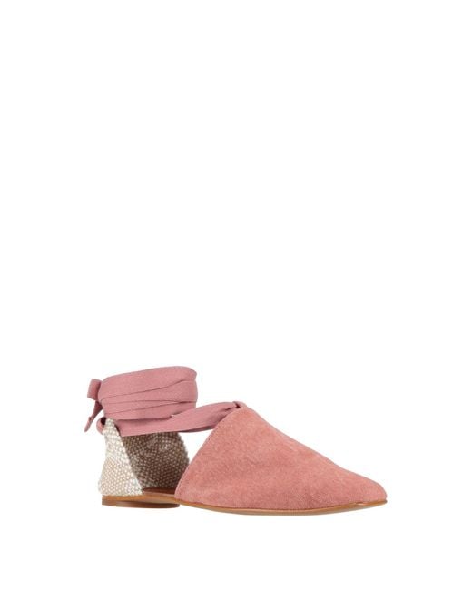Castaner Pink Ballet Flats
