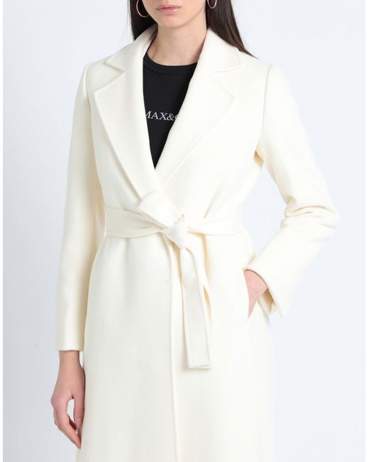 Manteau long MAX&Co. en coloris White