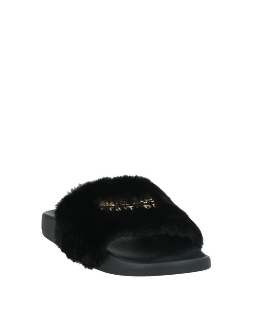 Versace Jeans Couture Black Sandals