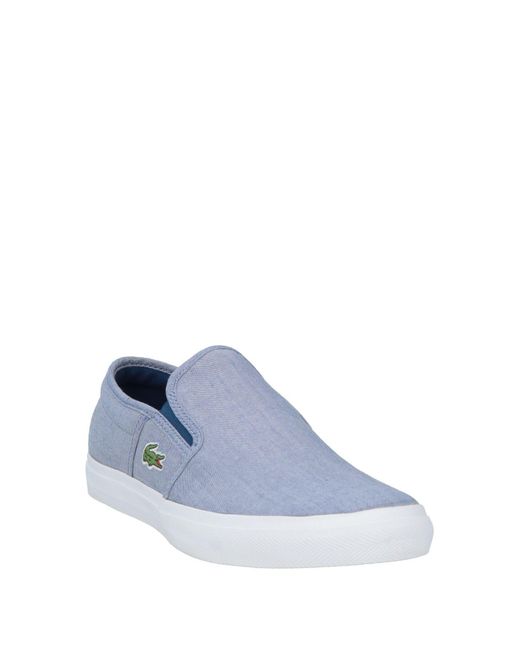 Lacoste Blue Sneakers Textile Fibers for men