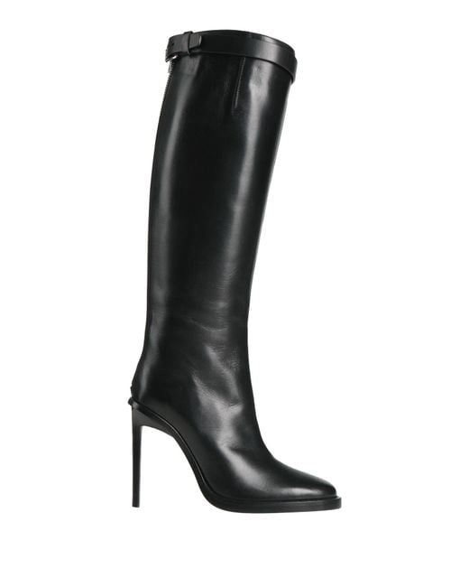 Ann Demeulemeester Black Boot Leather