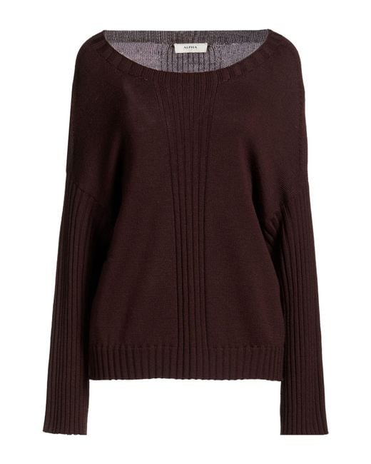 Pullover Alpha Studio de color Brown