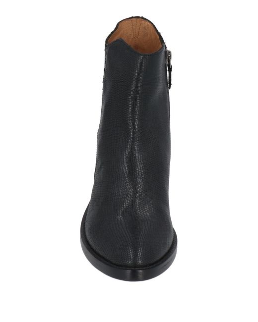Emanuélle Vee Black Ankle Boots