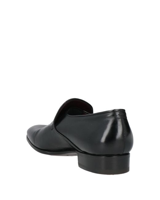 Lidfort Black Loafers for men
