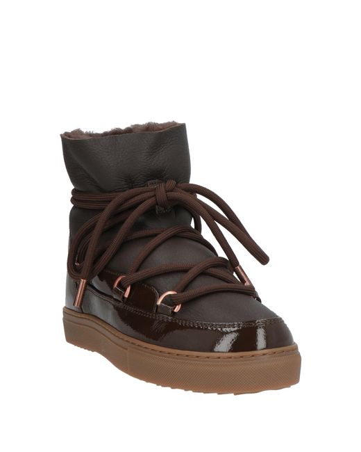 Inuikii Brown Ankle Boots Leather