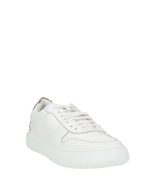 Herno White Sneakers Leather for men