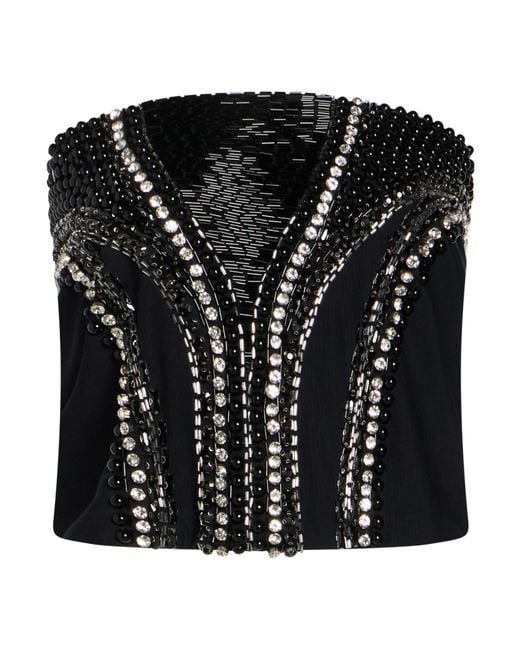 Patrizia Pepe Black Mini Skirt Polyamide