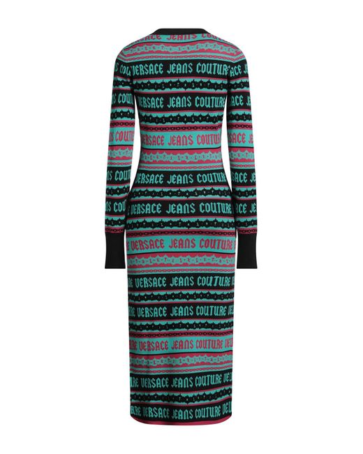 Versace Jeans Couture Green Midi Dresses