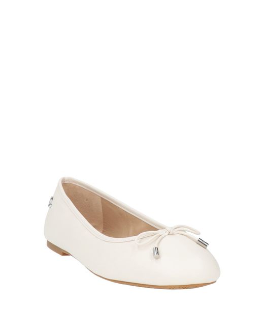 Ralph Lauren Natural Ballet Flats
