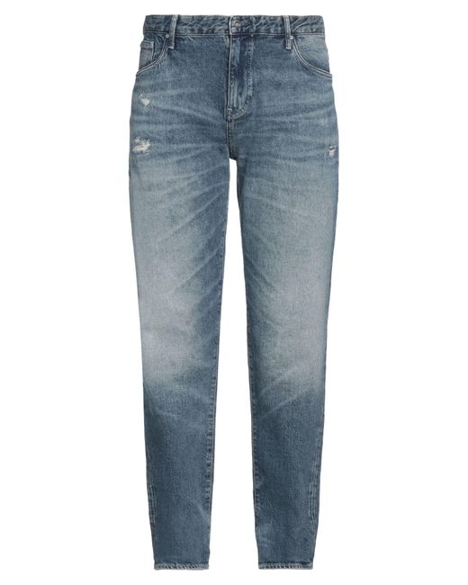 ARMANI EXCHANGE Blue Jeans Cotton, Elastane for men