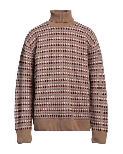 Doppiaa Rollkragenpullover in Brown für Herren