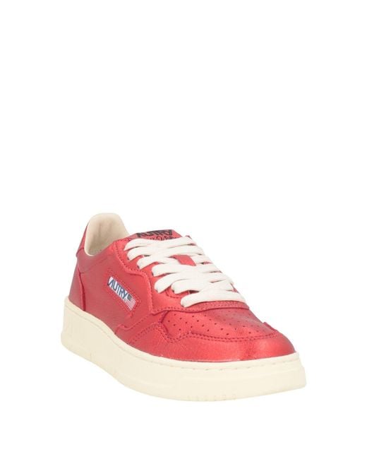 Autry Pink Sneakers Goat Skin