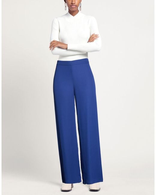 Camilla Blue Pants Polyester