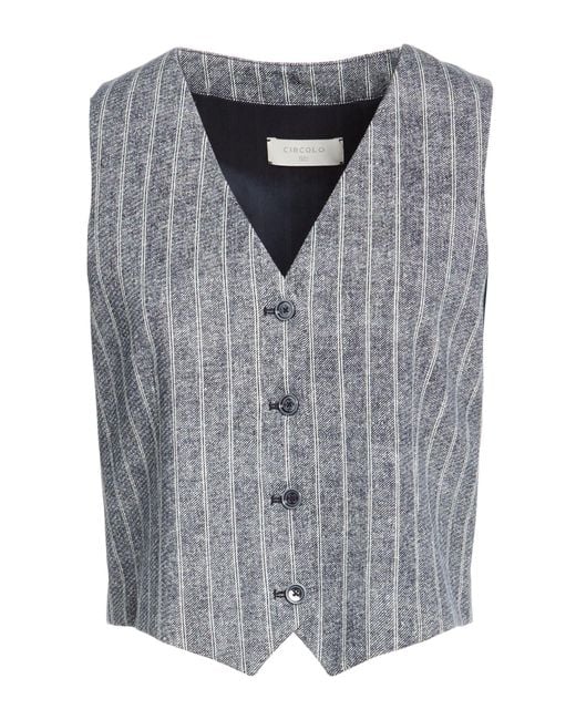 Circolo 1901 Gray Tailored Vests