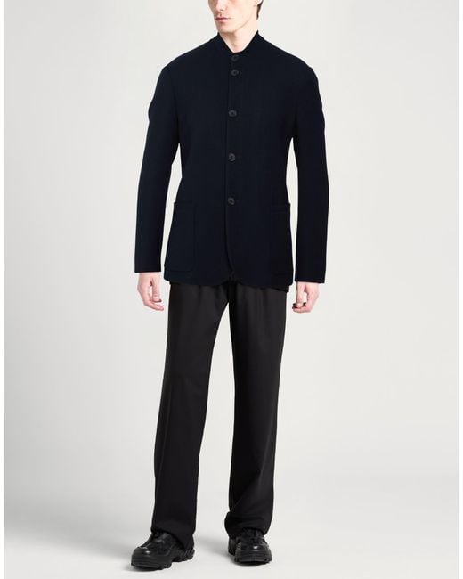 Giorgio Armani Blue Jacket Virgin Wool for men
