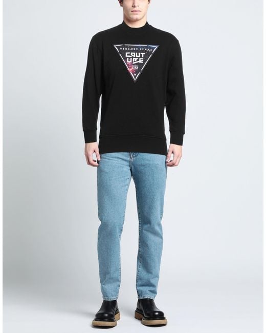 Versace Jeans Couture Black Sweatshirt for men