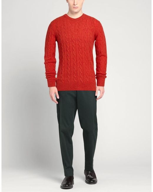 Impure Red Jumper for men