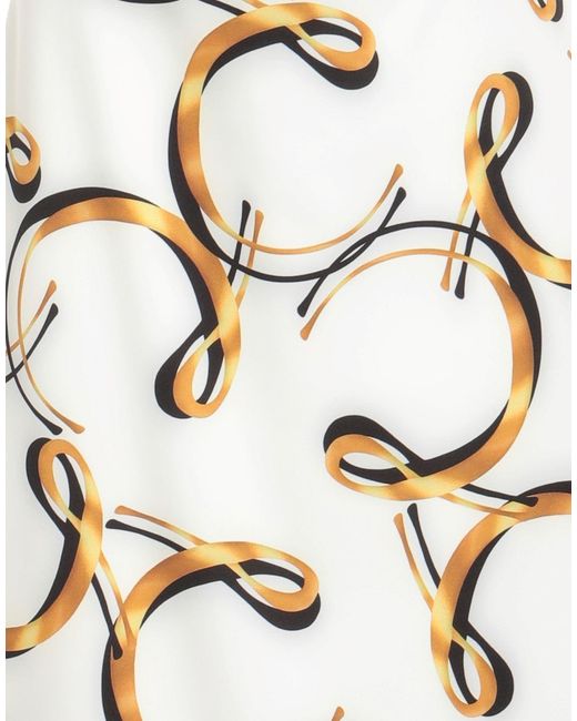 Camilla White Midi Dress Polyester, Elastane