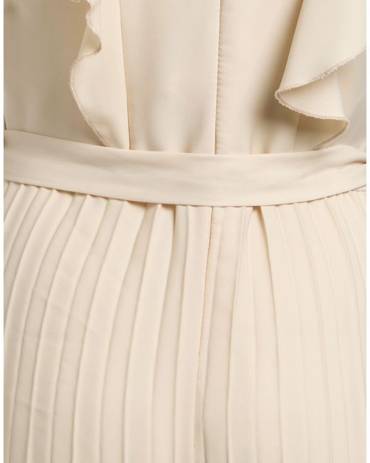 Rinascimento Natural Ivory Jumpsuit Polyester, Elastane