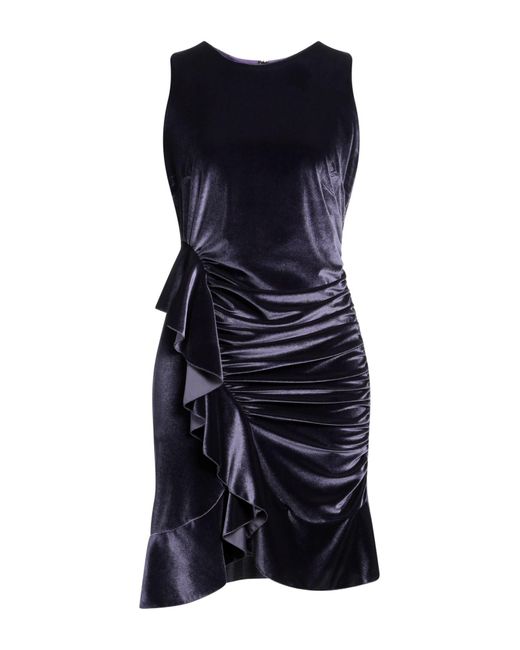 Nora Barth Blue Mini Dress Polyester, Viscose, Elastane