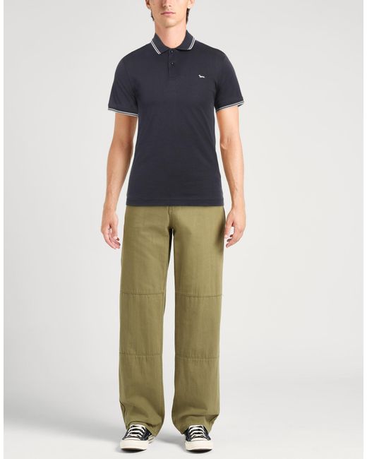 Harmont & Blaine Blue Midnight Polo Shirt Cotton for men