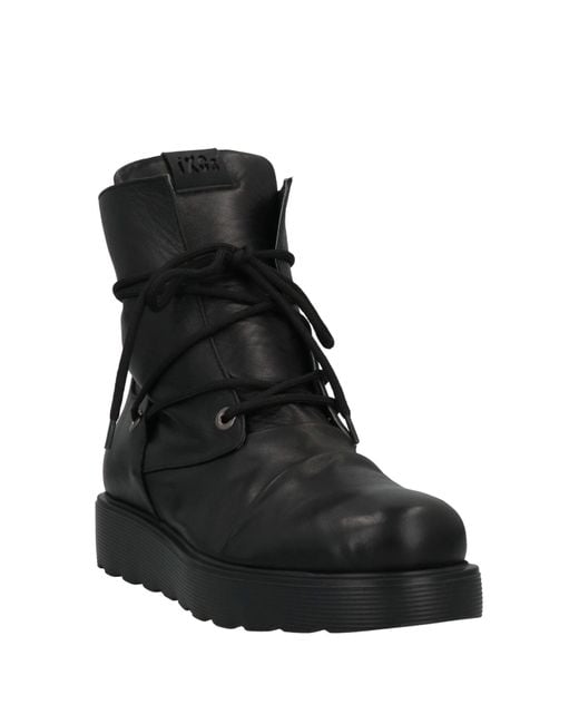 Ixos Black Ankle Boots