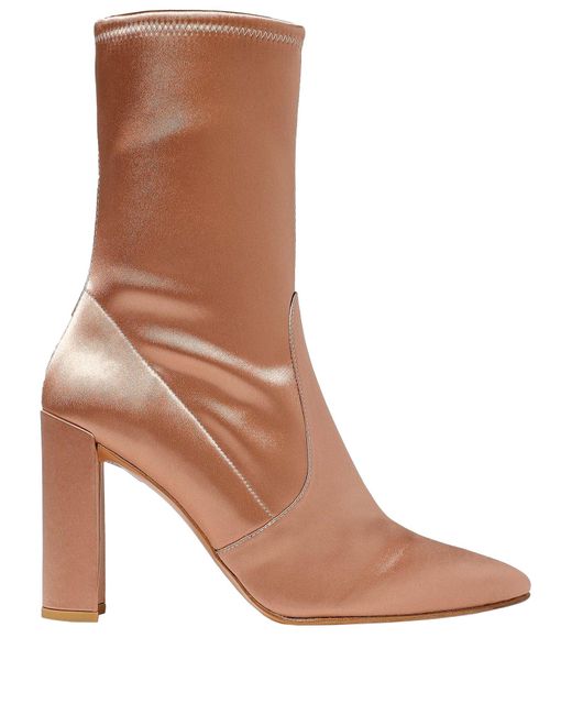 stuart weitzman pink suede boots