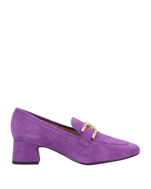 Unisa Purple Loafers Leather