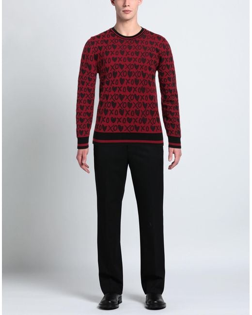 Dolce & Gabbana Red Jumper for men