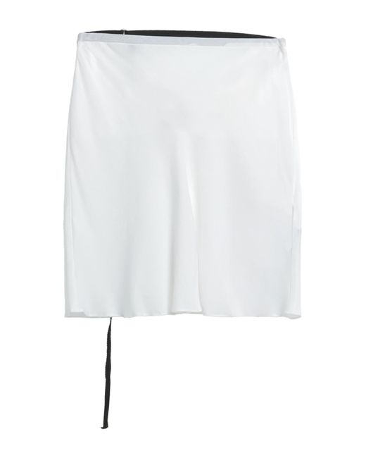 Ann Demeulemeester White Mini Skirt