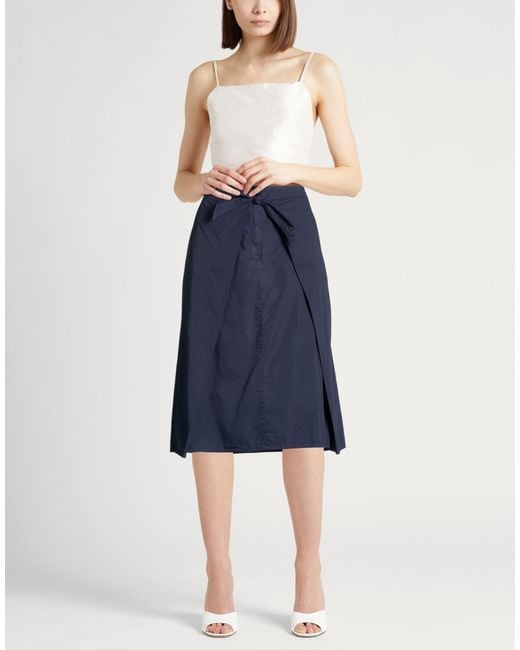 Jucca Blue Midi Skirt