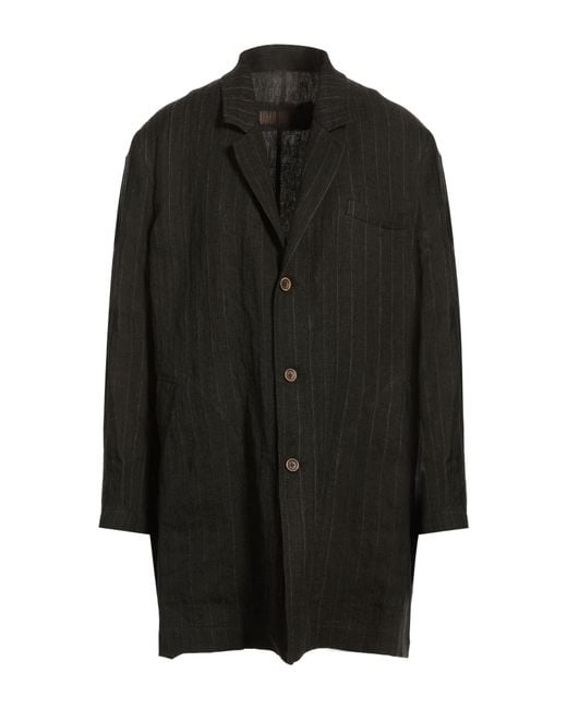 Uma Wang Black Overcoats & Trench Coats for men