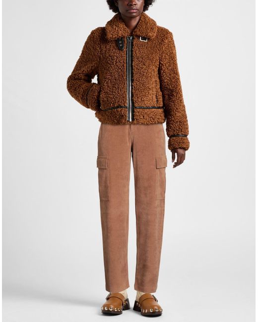 Circolo 1901 Brown Pants Cotton, Polyester
