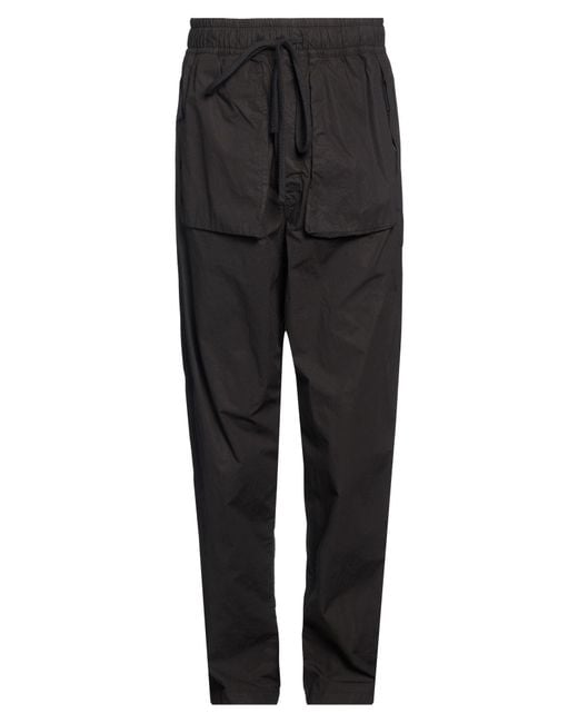 Thom Krom Black Pants Cotton, Elastane for men