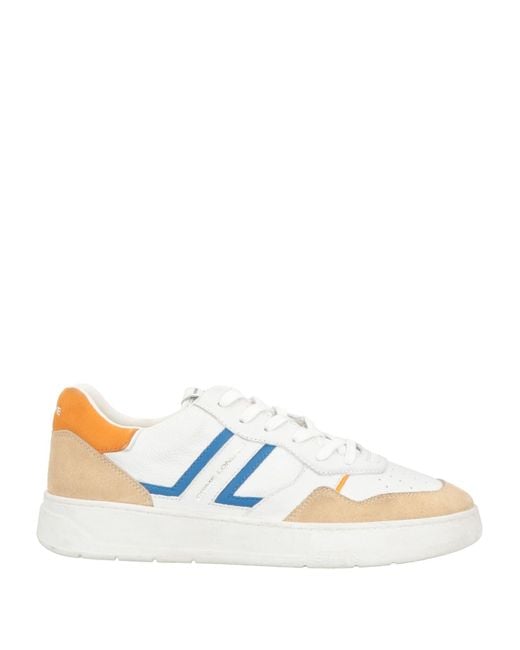 Crime London White Sneakers Leather for men