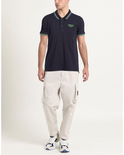Polo Ferré de hombre de color Blue