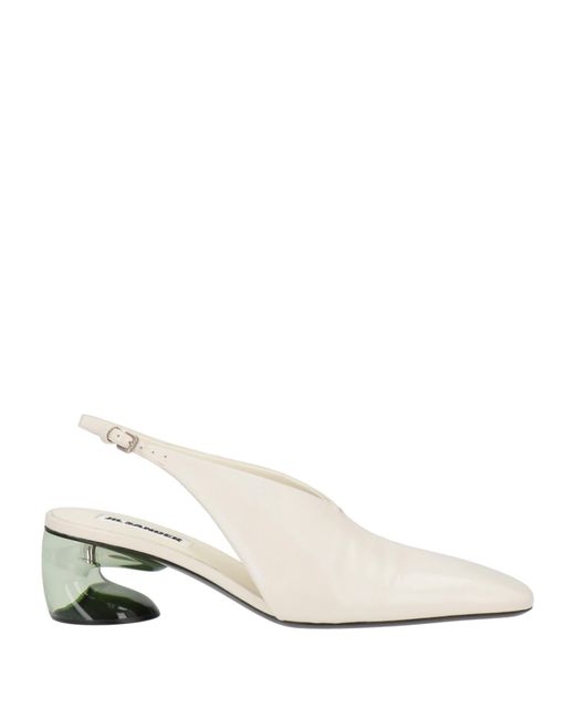 Jil Sander White Pumps