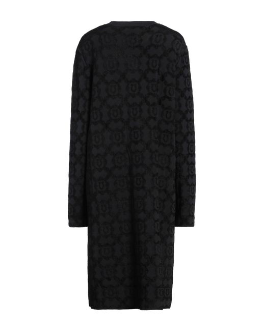 Ferragamo Black Overcoat & Trench Coat Viscose, Polyamide, Polyurethane