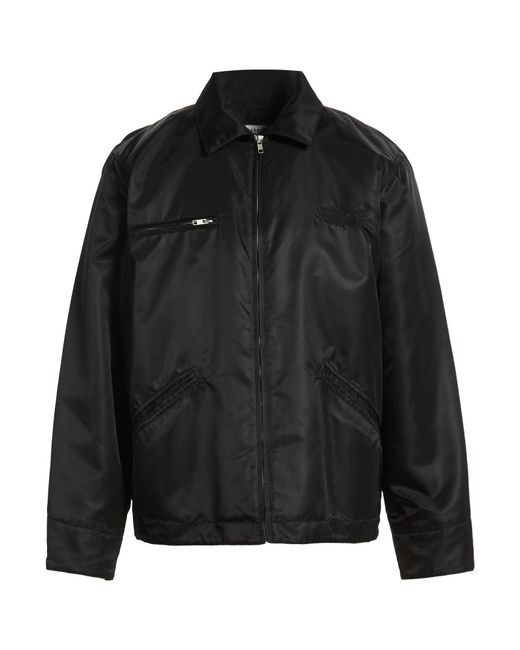 MM6 by Maison Margiela Black Jacket Polyamide for men