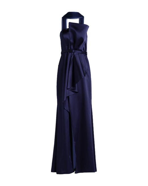 Fabiana Ferri Blue Maxi Dress