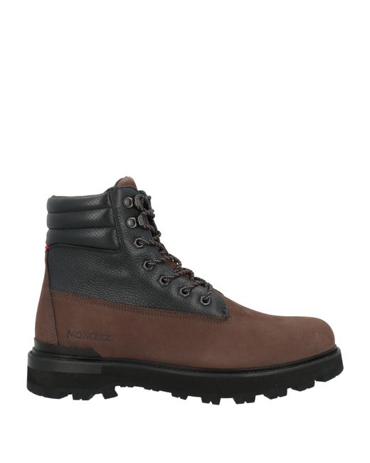 Moncler Brown Ankle Boots for men