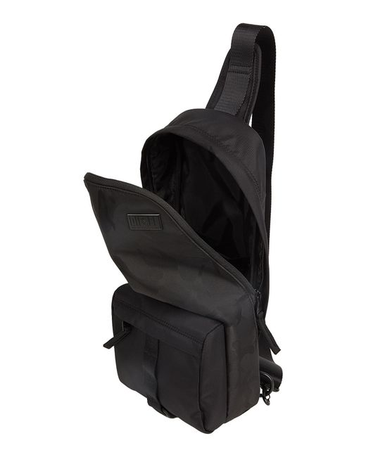DIESEL Black Rucksack for men